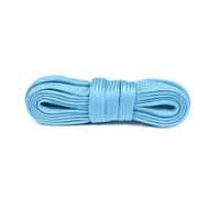 Flat Shoe Laces 120cm Polyester Fashion Shoelaces for Trainers and Sneakers | Durable Colourfast Replacement Laces for 6-8 Eyelet Shoes | 1 Pair (Light-Blue | 120 cm - 47 inch - 6 to 8 eyelet pairs)