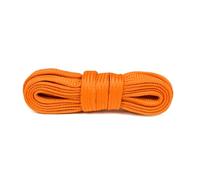 Flat Shoe Laces 120cm Polyester Fashion Shoelaces for Trainers and Sneakers | Durable Colourfast Replacement Laces for 6-8 Eyelet Shoes | 1 Pair (Neon-Orange | 120 cm - 47 inch - 6 to 8 eyelet pairs)