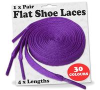 Flat Shoe Laces 8mm Wide for Trainers, Boots, Hi Tops, Football Boots, Shoelaces New Suitable for all brands including Nike Adidas Converse Puma Vans Reebok Adults or Kids