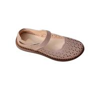 Flat Shoes for Women Elegant White Casual Shoes Women's Summer Classic Women's Shoes Round Toe Casual Shoes Slip On Casual Shoes Braided Comfortable and Elegant Shoes Soft Comfort Shoes, pink, 8 UK