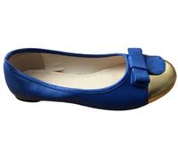 Flat Shoes for Women | Summer Essentials Ballet Pumps Women | Flat Pumps Shoes Women | Bow Ballerina Dolly Casual Shoes Size 3-7 (Blue, 5)