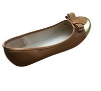 Flat Shoes for Women | Summer Essentials Ballet Pumps Women | Flat Pumps Shoes Women | Bow Ballerina Dolly Casual Shoes Size 3-7 (Brown, 7)