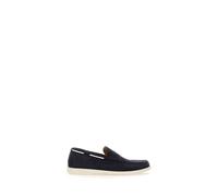 Flat Shoes- male- Kiton- Loafers- Blue- 9 UK- Shoes 9 UK