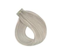 Flat Silk Weft Extensions Virgin Human Hair Grade Double Drawn Sew In Weft Flat Track Weaves Natural Straight Easy To Use(20 INCHES,P19A-60)