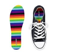 Flat Socks for Women, No Show Cushioned Trim to Fit Non Slip Sock, Terry Cloth, Fits Up to Size 10 - Multi - One Size
