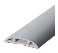 Flat Soft PVC Floor Cord Cover, Self-adhesive Protective Cord Hider For TV Wall, For Gyms And Libraries, Easy To Cut(Grigio,5M)