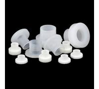 Flat Spacer Shim 200pcs Thread Protector T-shaped Washer, TW3 TW6 TW9 TW10 The Step T-type Plastic Nylon, Transistor Gasket(10)