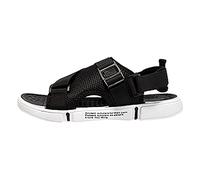 Flat Sports Sandals For Men -Mesh Open Breathable Walking Sandals Adjustable Magic Stickers Shoes Indoor And Outdoor Flat Comfortable Soft Bottom Sandals Casual Sports Trend Air Cushion Shoes