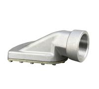 Flat Spray Duckbill Nozzle in for Efficient Cooling Drying and Cleaning Where Thermal is Required Aluminum Alloy Style J - 2-inch Internal Thread Steel Plate