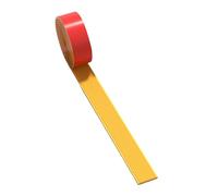 Flat Stair Non Slip Nosing Strong Adhesive Backing Peel and Stick Widened Stair Edge Trim Protector, for Outdoor Indoor(Orange-yellow,4cm)