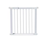 Flat Step Safety Barrier - SAFETY 1ST - White - Metal - 73-80 cm - Pressure-mounted without screws or drilling, flat bottom bar