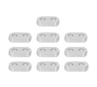 Flat Straight Brace Aluminum Alloy 4x8mm for Robotics | Set of 10 Aluminum Alloy Flat Straight Braces (4x8mm) Lightweight and high-strength, for robotics and engineering equipment