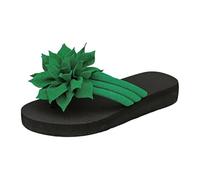 Flat Thong Sandals With Floral Design Summer Casual Beach Slide Sandals For Outdoor Relaxation Unfussy Comfort for Sunny Days