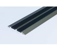 Flat Threshold Carpet Door Aluminium Rubber 45mm x 2M (6.56ft) Floor Edging bar Trim Strip TMW Profiles (Champagne)