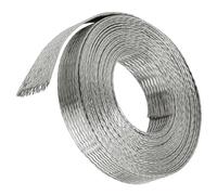 Flat Tinned Copper Braided Sleeve Ground Strap Length 5 Meters, Flexible Braided Wire Width 13-22Mm Suitable for Electrical Connections,Width 16mm(Width 18mm)