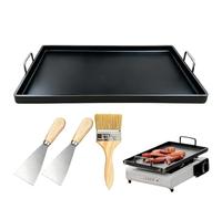 Flat Top Griddle | Rectangular Non-Stick Cookware,Nonstick Griddle Grill Pan,for Barbecue Camping Outdoor Indoor Restaurant Tailgating Kitchen Pancake Bread