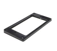 Flat top guitar black humbucker pickup ring 3mm - 5mm wedge including screws