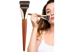Flat Top Makeup Brush - Premium Foundation Brush for Blending and Buffing | Soft and dense bristles for applying liquids, creams and powders, professional brushes for perfect face makeup