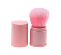 Flat Top Retractable Makeup Brush - Premium Retractable Kabuki Brush, For Foundation Liquid Makeup, Powder, Cream And Blush