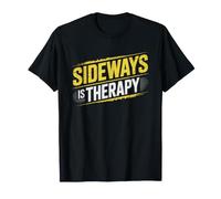 Flat Track Motorcycle Therapy Sideways Sliding Speedway T-Shirt