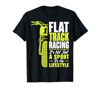 Flat Track Racer Speedway Racing Value Graphic T-Shirt