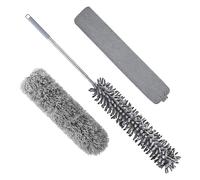 Flat Under Appliance Duster Microfiber Mop Removable Ceiling Brush for Kitchen Home Commercial Apartment Dorm Carpet Hardwood Tile