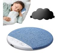 Flat Under Pillow Speakers for Sleeping Bluetooth, Mini Portable Sleep Speaker with Bone Conduction Mode, Private Aid with White Noise Timer for Side Sleepers and Sleep Difficulties (Blue-A-1PCS)