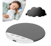 Flat Under Pillow Speakers for Sleeping Bluetooth, Mini Portable Sleep Speaker with Bone Conduction Mode, Private Aid with White Noise Timer for Side Sleepers and Sleep Difficulties (Grey-1PCS)