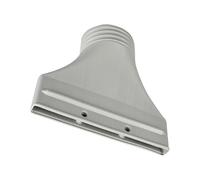 Flat Vent Duct Connector 25x22cm | PVC Slotted Exhaust Piece, Thin Profile Slips Under Sash, Universal Fit for Home Climate Units, Lightweight 100g, Tool-Free Setup