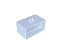 Flat Ventilation Duct Connector 60 x 120mm PVC Air Conduit Connection Piece