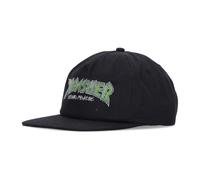Flat Visor Brick Cap Black/White - male - Thrasher - Hats & Caps - Black - ONE SIZE - Accessories ONE SIZE