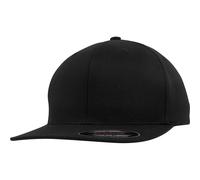 Flat Visor Cap Flexfit by Yupoong Black L/XL