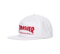 Flat Visor Cap Men Skate Mag Logo Snapback - male - Thrasher - Hats & Caps - White - ONE SIZE - Accessories ONE SIZE