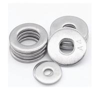 Flat Washer 5-50PCS 316 Stainless Steel Large Flat Washer Big Plain Gasket Metal Gaskets(M4 50PCS)