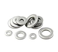 Flat Washer Assortment Kit 2-100pcs M1.6/M2/M2.5/M3/M4/ M5/M6/M8/M10-M22 Large Flat Washer Stainless Steel Big Metal Gasket Meson Plain Washers(M22x39x2 (2pcs))