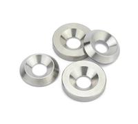 Flat Washer,washers, Washers 2/10/20pcs M3 M4 M5 M6 M8 M10 Concave and Convex Tapered Sliver Washer Stainless Steel Conical Gasket Solid Countersunk Head Flat Rings Fastener(CONE M10x30x6 2Pcs)