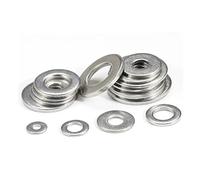 Flat Washer,washers, Washers 2/5/10/50/100pcs Large Flat Gasket Sliver Washer Stainless Steel Big Metal Rings Plain M1.6 M2 .5 M3 M4 M5 M6 M8 M22 Fastener(M5x12x1.2 x20pcs)