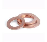 Flat Washers 10PCS M12 M13 M14 M15 M16 M17 M18 M19 M20 Boat Crush Washer Flat Gasket Ring Sump Plug Oil Seal Fitting(M13x24x2)