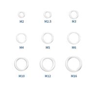 Flat Washers 20/100pcs M5 M6 M8 M10 M12 M14 M16 M18 M20 M22 M24 M26 Washer Flat Ring Gasket Rings Seal Plain Spacer Washers Fastener(M20x26x1.50mm,100pcs)