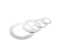 Flat washers, 20pcs 304 Stainless Steel M3-M40 Thin Flat Washer Fastener Hardware(M4x6x0.2)