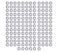 Flat Washers Assortment Kit, 150Pcs A2-70 Stainless Steel Bolts Washers, DIN125 Standard Flat Washers Set with M2 to M12 Sizes, for Industrial Manufacturing, Automotive Repair (M10)