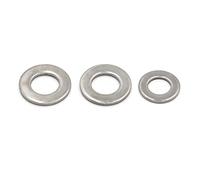 Flat Washers GB97 Spacer Multicolor Steel Flat Metal Washer M2-M24 Plain Gasket Rings(304 Stainless Steel,2pcs M22)