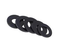Flat Washers M2 M2.5 M3 M4 M5 M6 M8 M10 M12-M27 Black 8.8 Carbon Steel Washers(M8x16x1.6(20pcs))