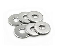 Flat Washers Penny Washers Stainless Steel Form C O Ring Fender Washer for DIY and Repairing (100PCS, M3*6mm*0.5mm)