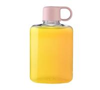 Flat Water Bottles for Travel - 360ml Portable Square Flat Water Bottle Cup,Tritan Travel Pocket Water Bottle, Travel Flask Mug, for Outdoor Sports, Fitness, Camping