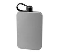 Flat Water Bottles for Travel | Stainless Steel Tumbler with Lid | 500ml for Hiking Concert School for Outdoor Camping Sports Gymnastics