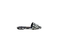 Flat Wave Patterned Leather Sandals - female - Missoni - Sliders - Multicolor - 6 UK - Shoes 6 UK