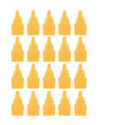 Flat Wind Jet Air Blower Nozzle, 3-Hole 1/4" BSPT Male Thread, ABS Plastic for Clay Coating, Bottle Cleaning & Cooling