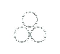 Flat Wire Wreath Rings Frame For Wreath Seasonal Holiday, New Year And Valentines Decoration- Pack Of 3 (14 Inch)
