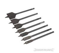 Flat Wood Drill Bit 6Pce Plumbers Flat Bit 7pce Extension Arm Sets 10Pce